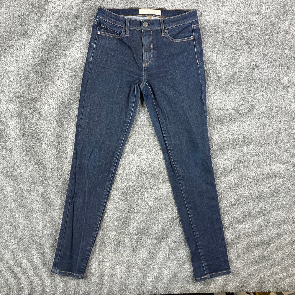 GAP 1969 Jeans Womens Size 27R Blue True Skinny Ankle Stretch Denim Mid Rise